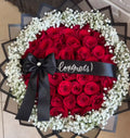 Custom Baby’s Breath + Banner Bouquet