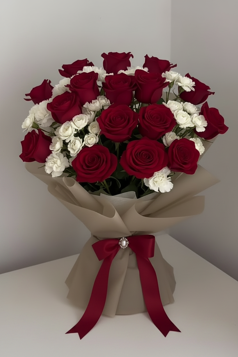 Clean Ribbon Bouquet